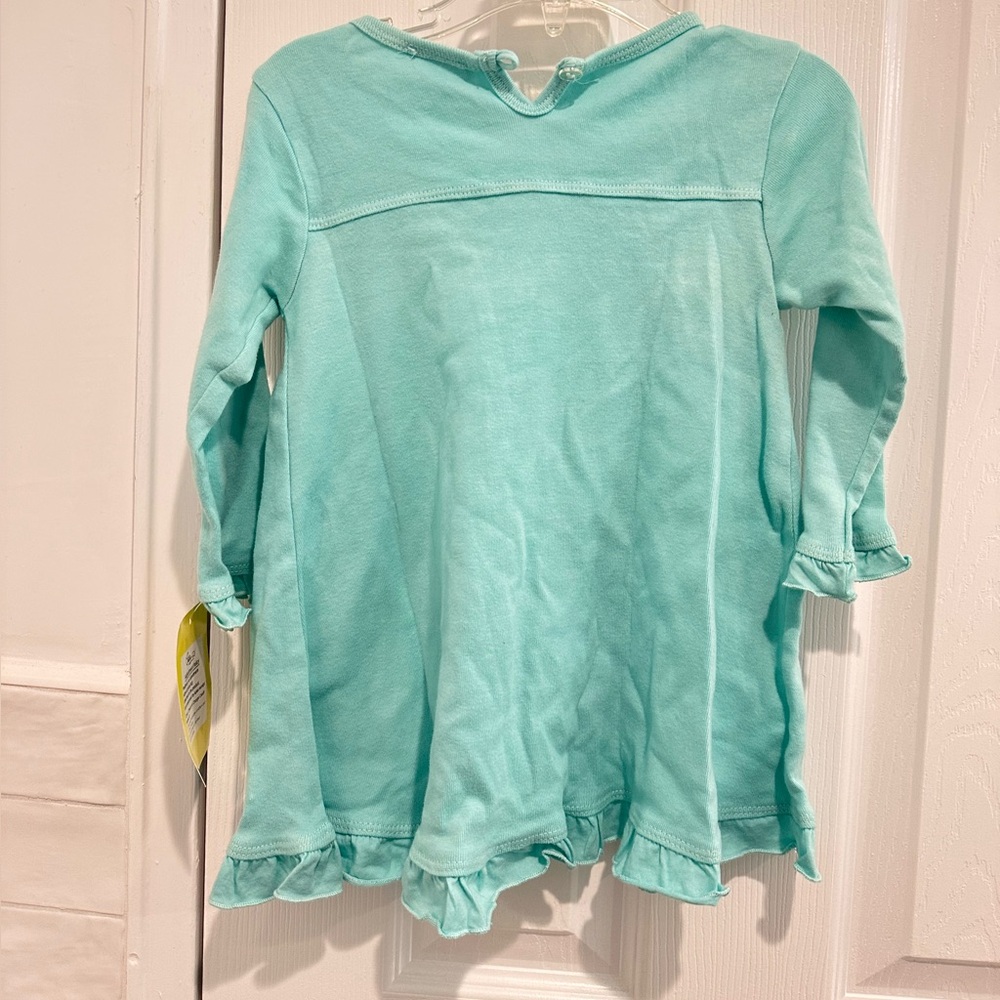 Toddler long sleeve shirt and ruffle pants matching set tie dye size 3T - Picture 6 of 11